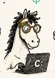 Casicornio leyendo